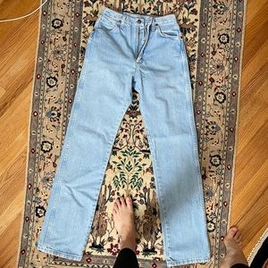Vintage wrangler high rise straight